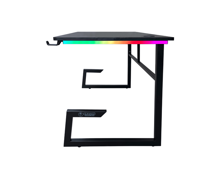 שולחן גיימינג עם תאורת RGB Dragon GPDRA-TGIGA-B